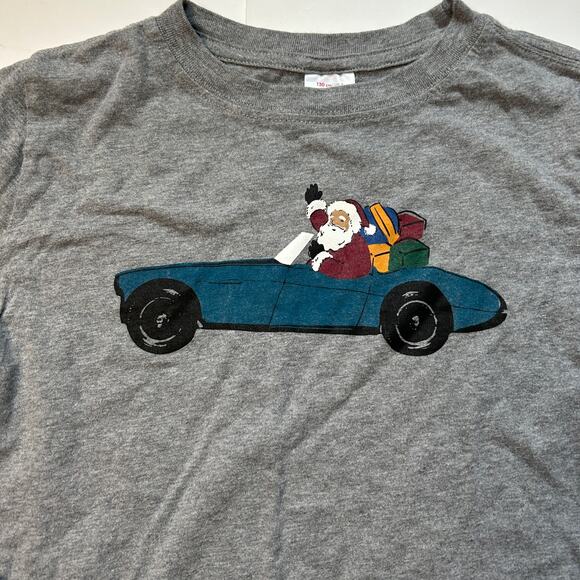 Hanna Andersson 100% Cotton Christmas Santa Top 130 - Picture 2 of 4